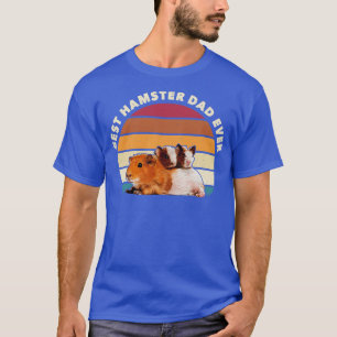 Bester Hamster-Vater je Retro Vintag Hamster Tier T-Shirt