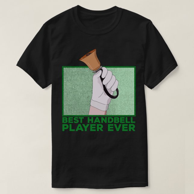 Bester Handbell Player je T-Shirt (Design vorne)