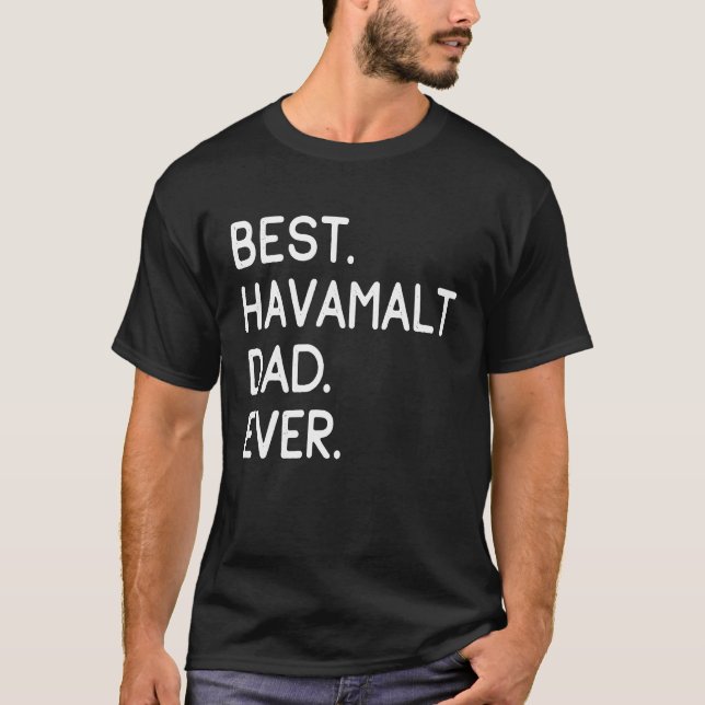Bester Havamalt-Vater je T-Shirt (Vorderseite)