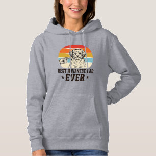 Bester Havanese-Vater Aller Zeiten Vintage-Hund-Sh Hoodie