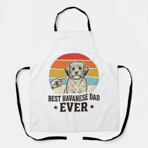 Bester Havanese-Vater Aller Zeiten Vintage-Hund-Sh Schürze