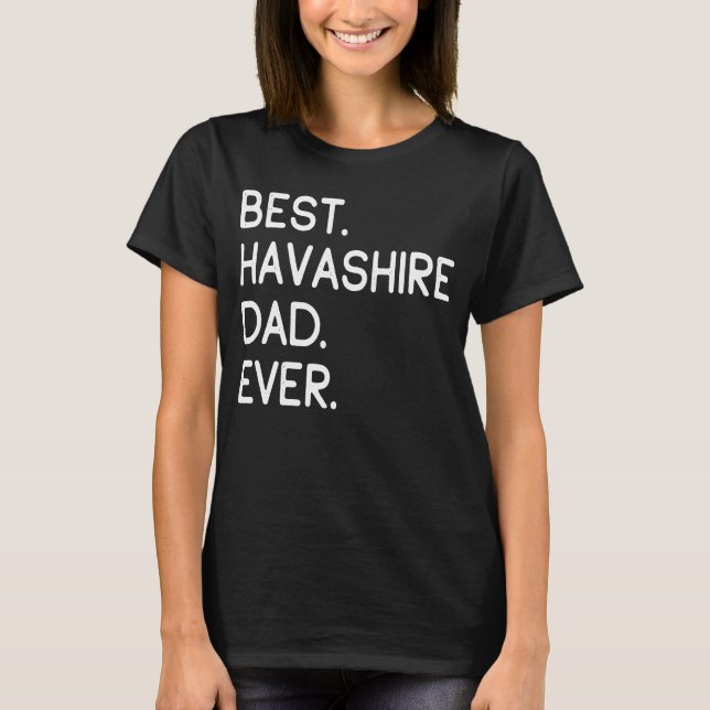 Bester Havashire-Vater je T-Shirt (Vorderseite)