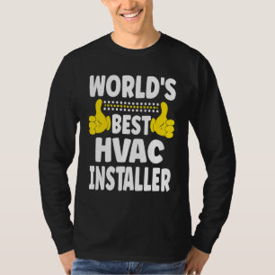 Bester HLK-Installateur der Welt Jobbezeichnung T-Shirt