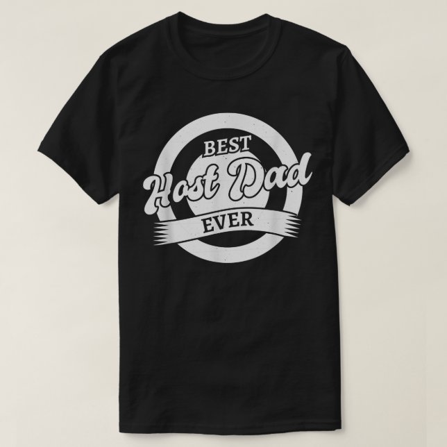Bester Host-Vater je T-Shirt (Design vorne)