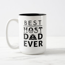 Bester Host-Vater je Zweifarbige Tasse