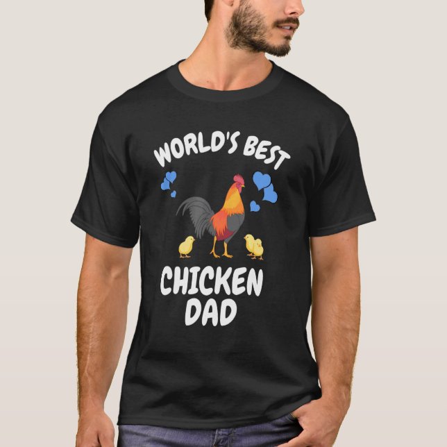 Bester Hühner-Vater der Welt Junge 1 T-Shirt (Vorderseite)