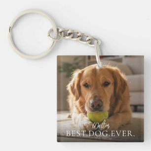 Bester Hund Aller Zeiten Foto-Andenken Schlüsselanhänger