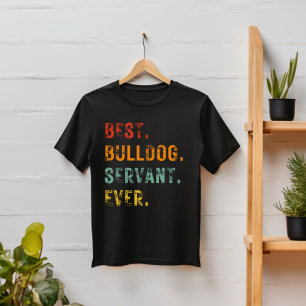 Bester Hund Bulldoggen-Vater Diener Aller Zeiten M T-Shirt