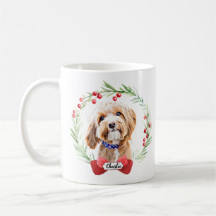 Bester Hund in einer Weihnachtskaffee-Tasse Kaffeetasse