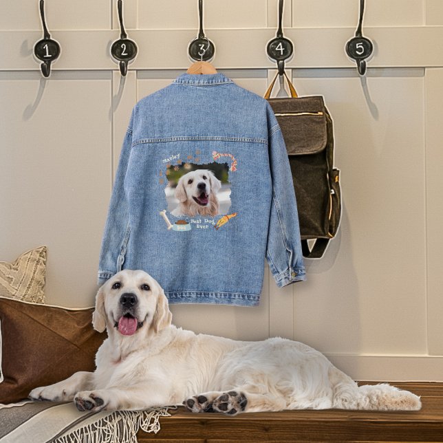 Bester Hund je Foto Denim Jacket Jeansjacke (Von Creator hochgeladen)