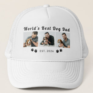 Bester Hund Papa der Welt Individueller Name Haust Truckerkappe