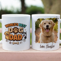 Bester Hund Papa der Welt | Maßgeschneiderter Vate