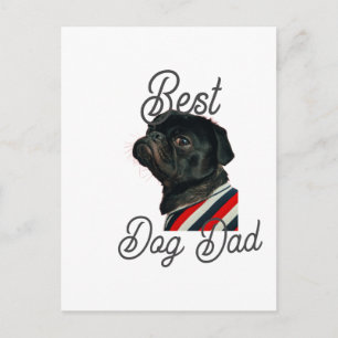 Bester Hund Papa Eltern Großeltern Foto Haustier g Postkarte