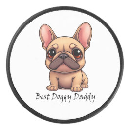 Bester Hund Papa Französische Bulldogge Haustier H Eishockey Puck