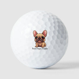 Bester Hund Papa Französische Bulldogge Haustier H Golfball