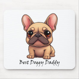 Bester Hund Papa Französische Bulldogge Haustier H Mousepad