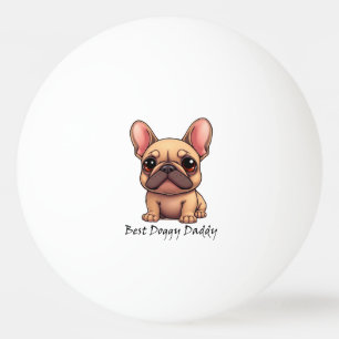 Bester Hund Papa Französische Bulldogge Haustier H Tischtennisball