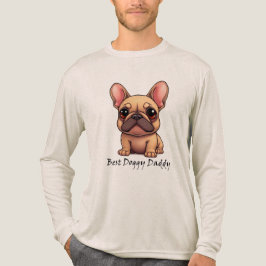 Bester Hund Papa Französische Bulldogge Haustier H Tri-Blend Shirt