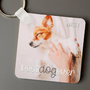 Bester Hund überhaupt Moderne Spielerei Einfache C Schlüsselanhänger