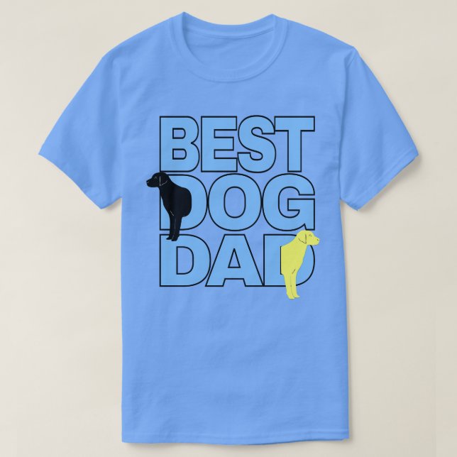 Bester Hund Vater Hund Lover T-Shirt (Design vorne)