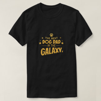Bester Hund-Vater in der Galaxie T-Shirt