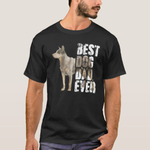 Bester Hund-Vater je australischer Rinderhund T-Shirt