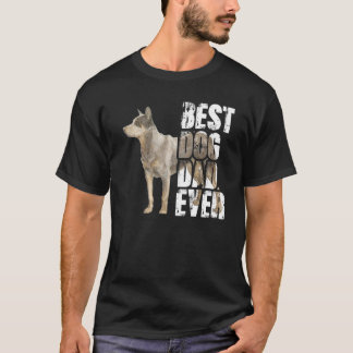 Bester Hund-Vater je australischer Rinderhund T-Shirt