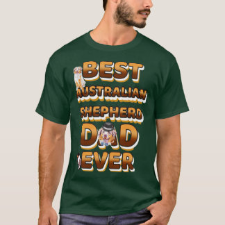 Bester Hund-Vater je Australischer Schäferhund T-Shirt
