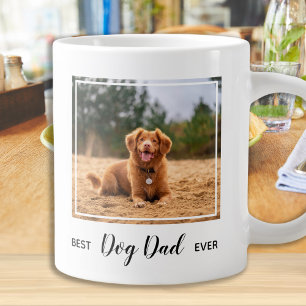 Bester Hund-Vater je Begleiter-Foto Jumbo-Tasse