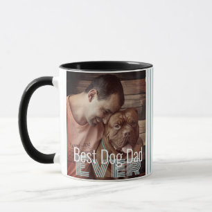 Bester Hund-Vater je benutzerdefinierter Foto Hund Tasse