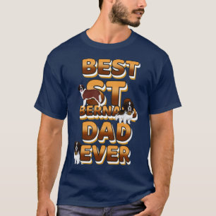Bester Hund Vater je Bernard T-Shirt