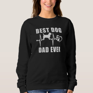 Bester Hund Vater je Cairn Terrier Heartbeat Pupp Sweatshirt