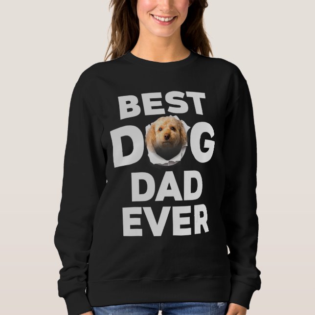 Bester Hund Vater je Cavapoo Sweatshirt (Vorderseite)