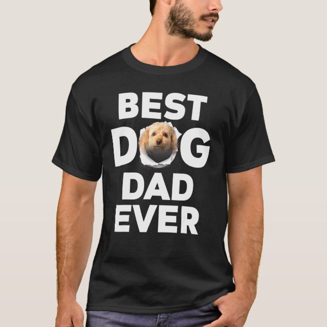 Bester Hund Vater je Cavapoo T-Shirt (Vorderseite)