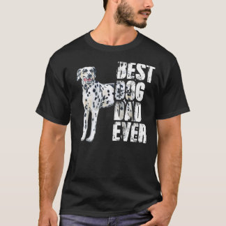 Bester Hund Vater je Dalmatiner Hund T-Shirt
