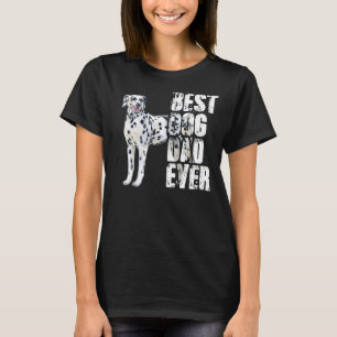 Bester Hund Vater je Dalmatiner Hund T-Shirt