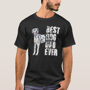 Bester Hund Vater je Dalmatiner Hund T-Shirt