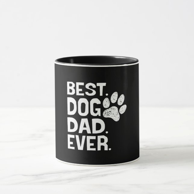 Bester Hund-Vater je Design Tasse (Zentrum)