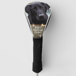 Bester Hund-Vater je ein Foto Golf Headcover