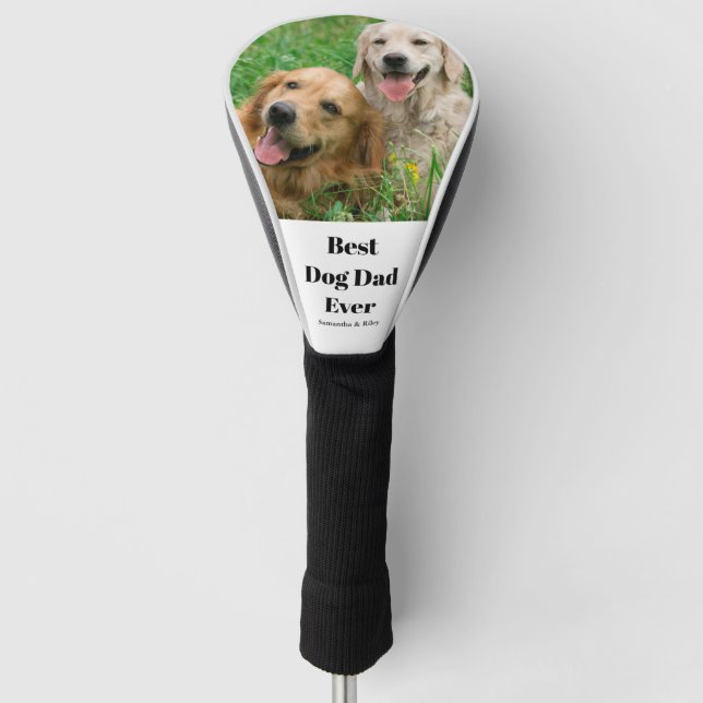 Bester Hund-Vater je Foto Golf Headcover (Vorderseite)