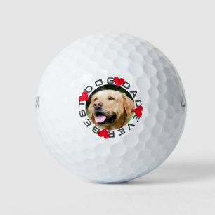 Bester Hund-Vater je Foto Golfball