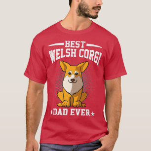 Bester Hund Vater je Funny Pembroke Corgi Vater-83 T-Shirt