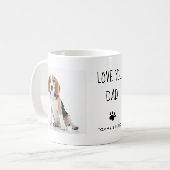Bester Hund-Vater je Kaffeetasse (Vorderseite Links)