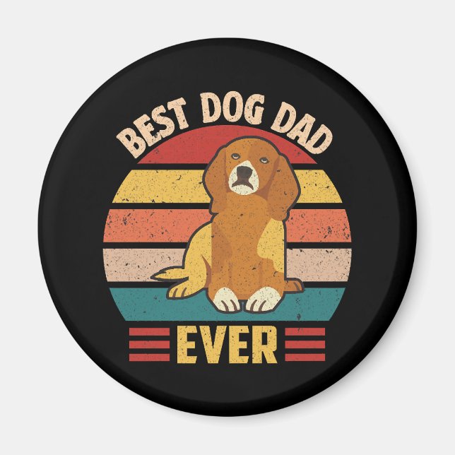 Bester Hund-Vater je Magnet (Vorne)