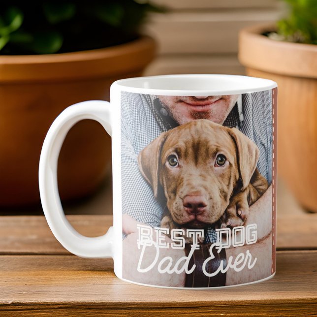 Bester Hund-Vater je Modernes, benutzerdefiniertes Kaffeetasse (Von Creator hochgeladen)