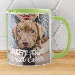 Bester Hund-Vater je Modernes, benutzerdefiniertes Tasse<br><div class="desc">Dieses einfache und klassische Design besteht aus Serifentypografie und fügt ein benutzerdefiniertes Foto hinzu</div>