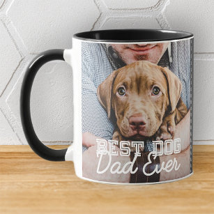Bester Hund-Vater je Modernes, benutzerdefiniertes Zweifarbige Tasse