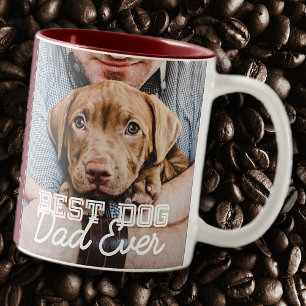 Bester Hund-Vater je Modernes, benutzerdefiniertes Zweifarbige Tasse