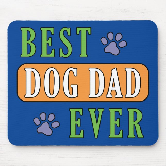 Bester Hund-Vater je Mousepad (Vorne)