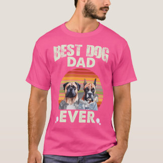Bester Hund-Vater je Niedlicher Boxer-Welpe T-Shirt